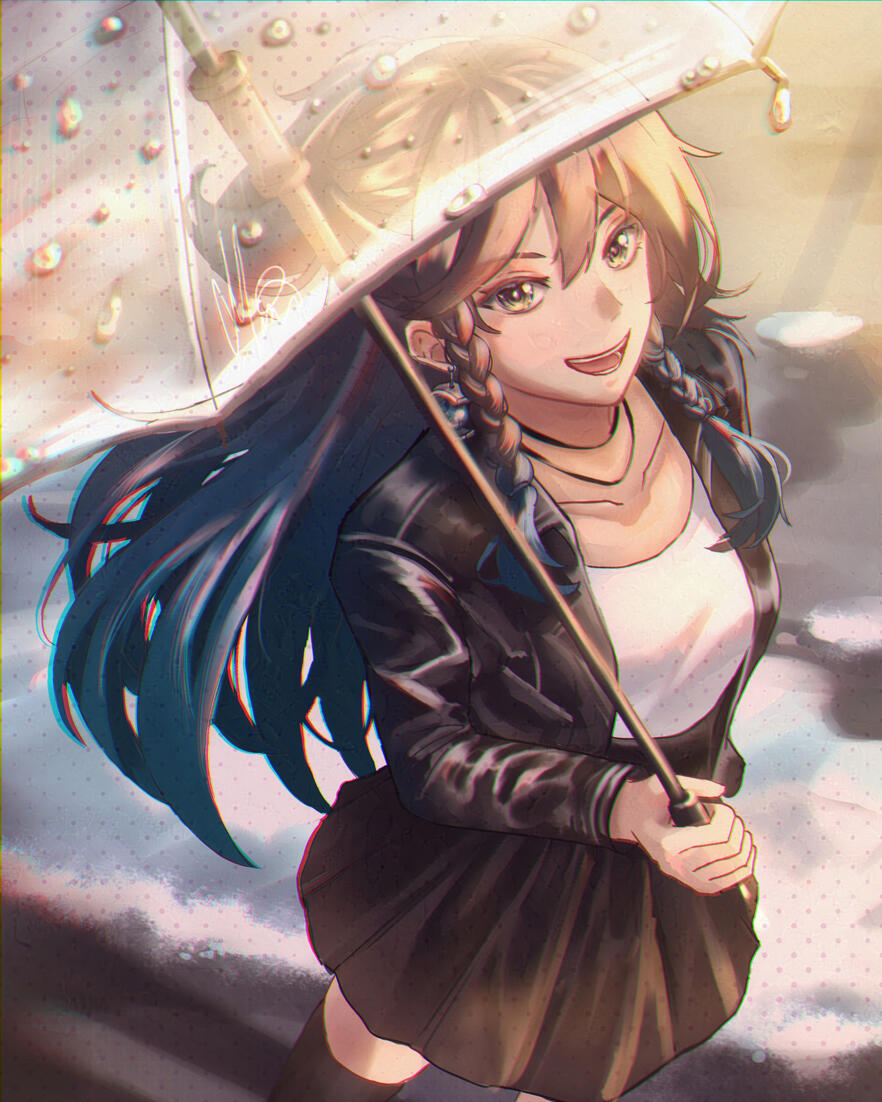 Updated Illustration of my OC Minori in 2024