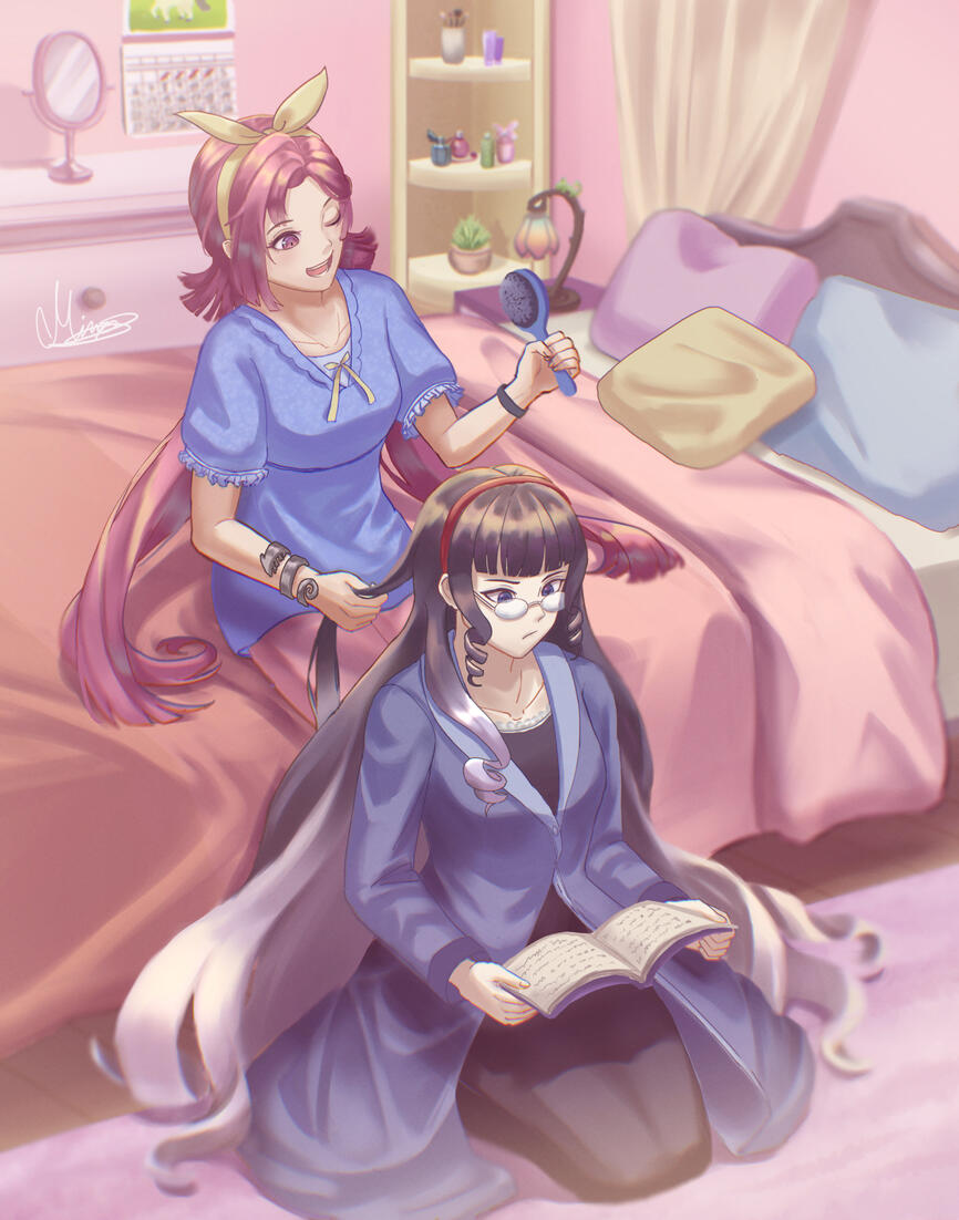 Diana and Eva from Project Eden&#39;s Garden (fanart)